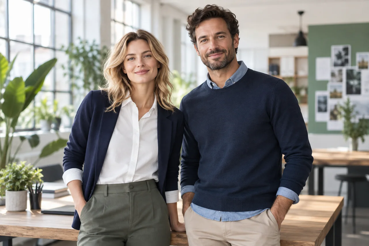 Hochwertige Freizeit- und Business-Casual-Bekleidung