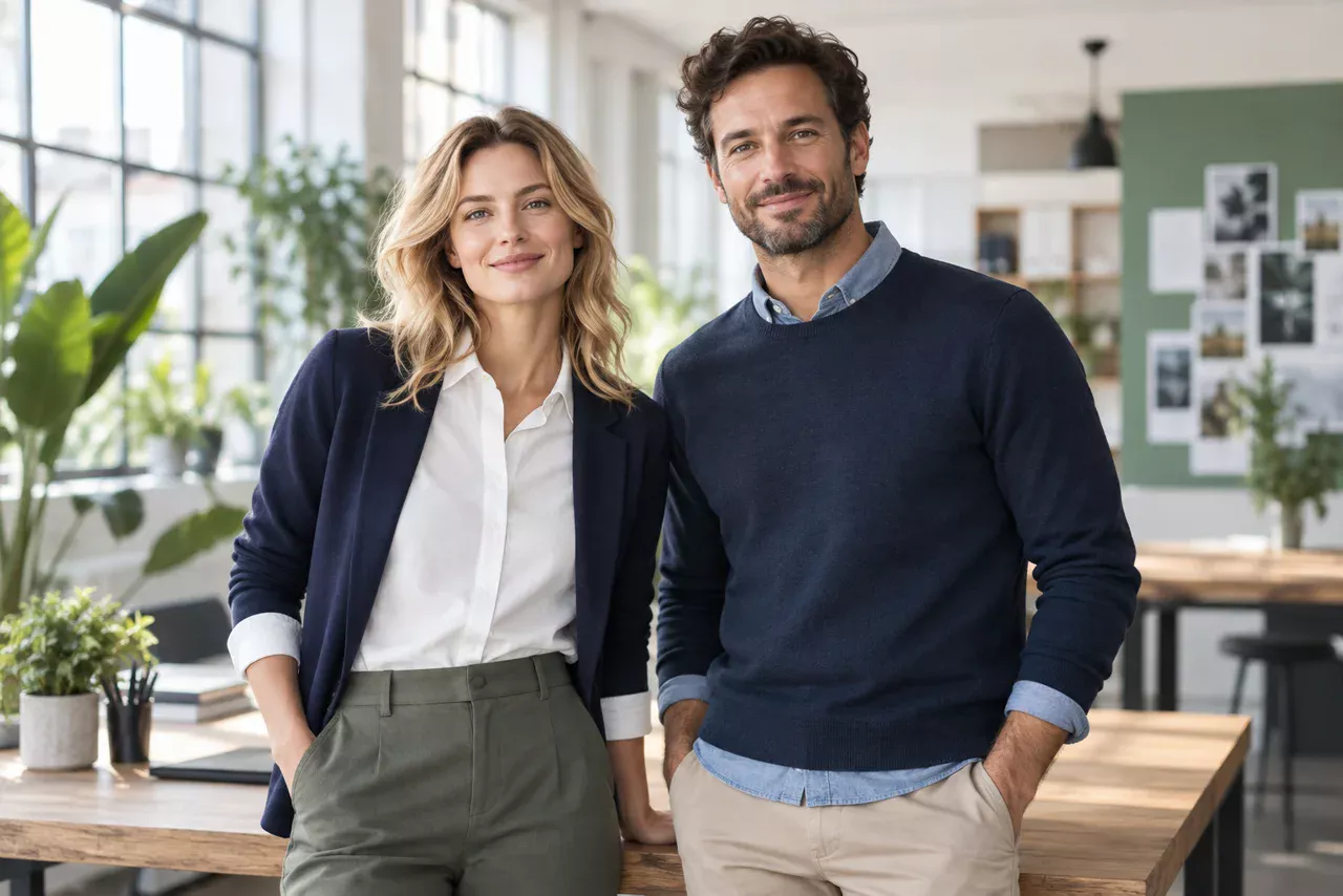Hochwertige Freizeit- und Business-Casual-Bekleidung